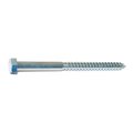 Midwest Fastener Lag Screw, 3/8 in, 5 in, Steel, Zinc Plated Hex Hex Drive, 6 PK 35043